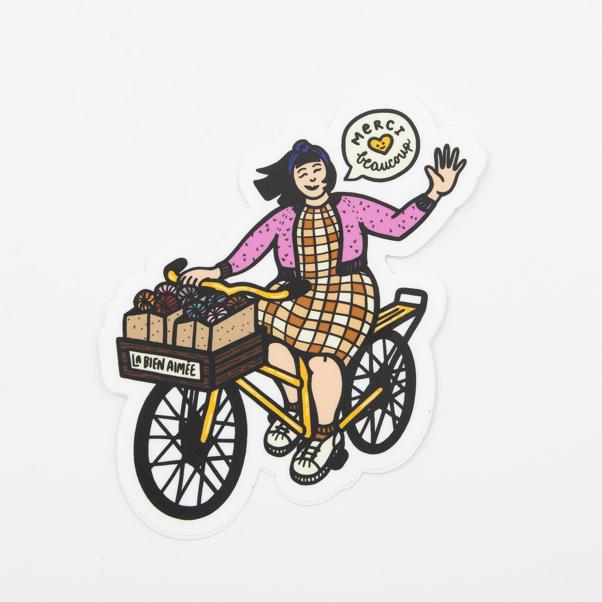 La Bien Aimée Stickers — Aimée's Bicycle