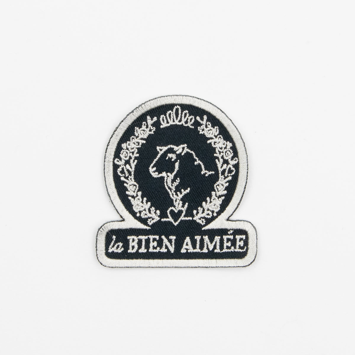 La Bien Aimée Beanie Patches — Black