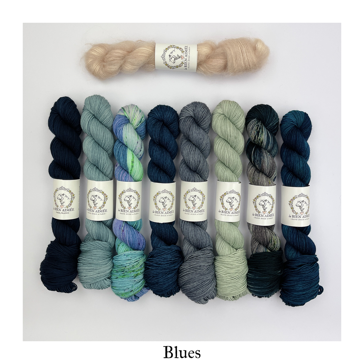 Westknits MKAL 2026 - Color Kaleidoscope - Yarn Bundles — Blues - Super Sock