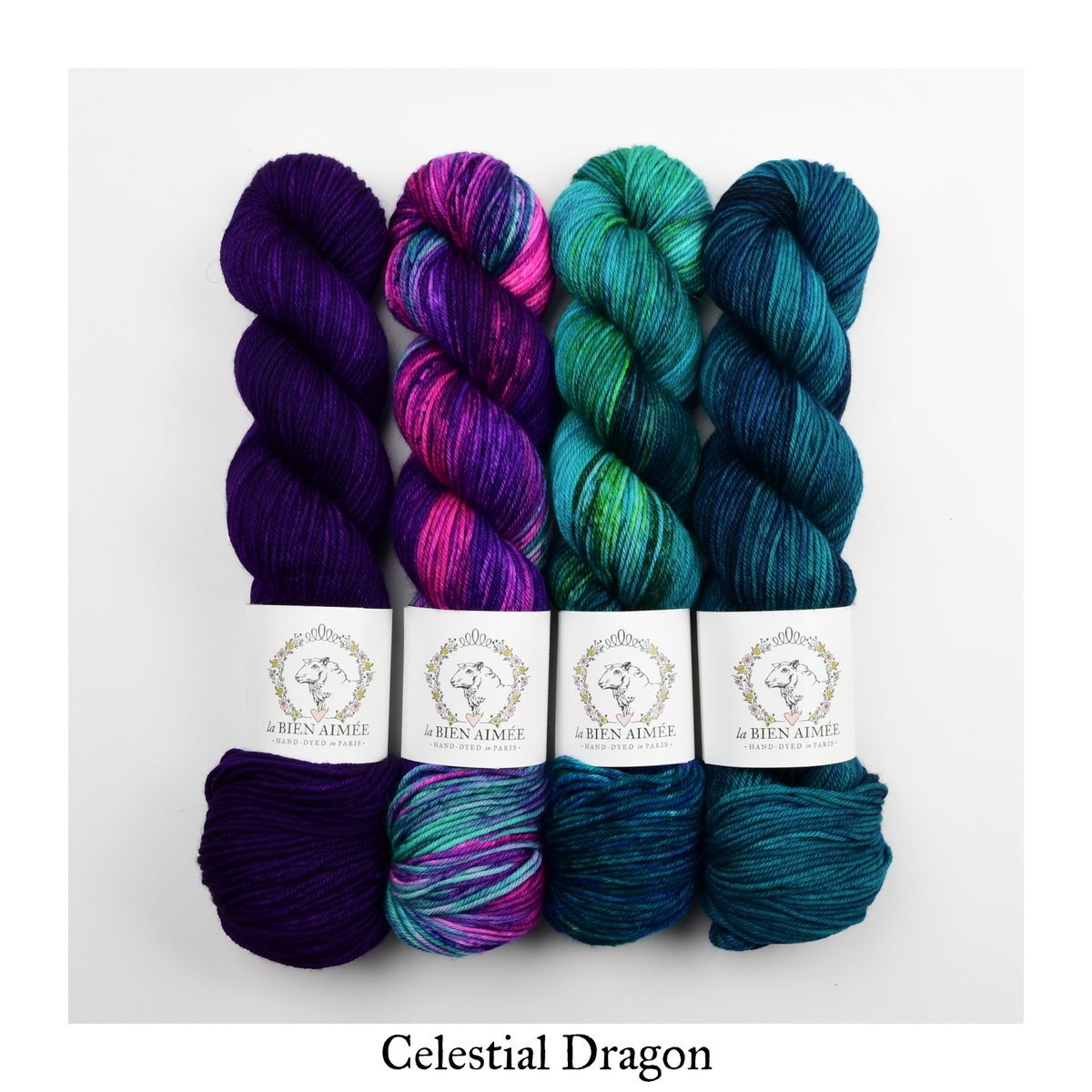 4 Skein Fade Bundle - Merino DK — Celestial Dragon