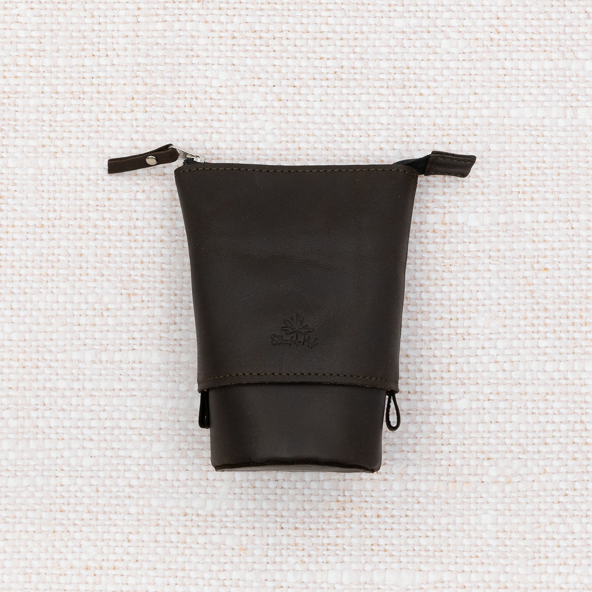 Thread & Maple Telescopic Tool Case — Dark Brown