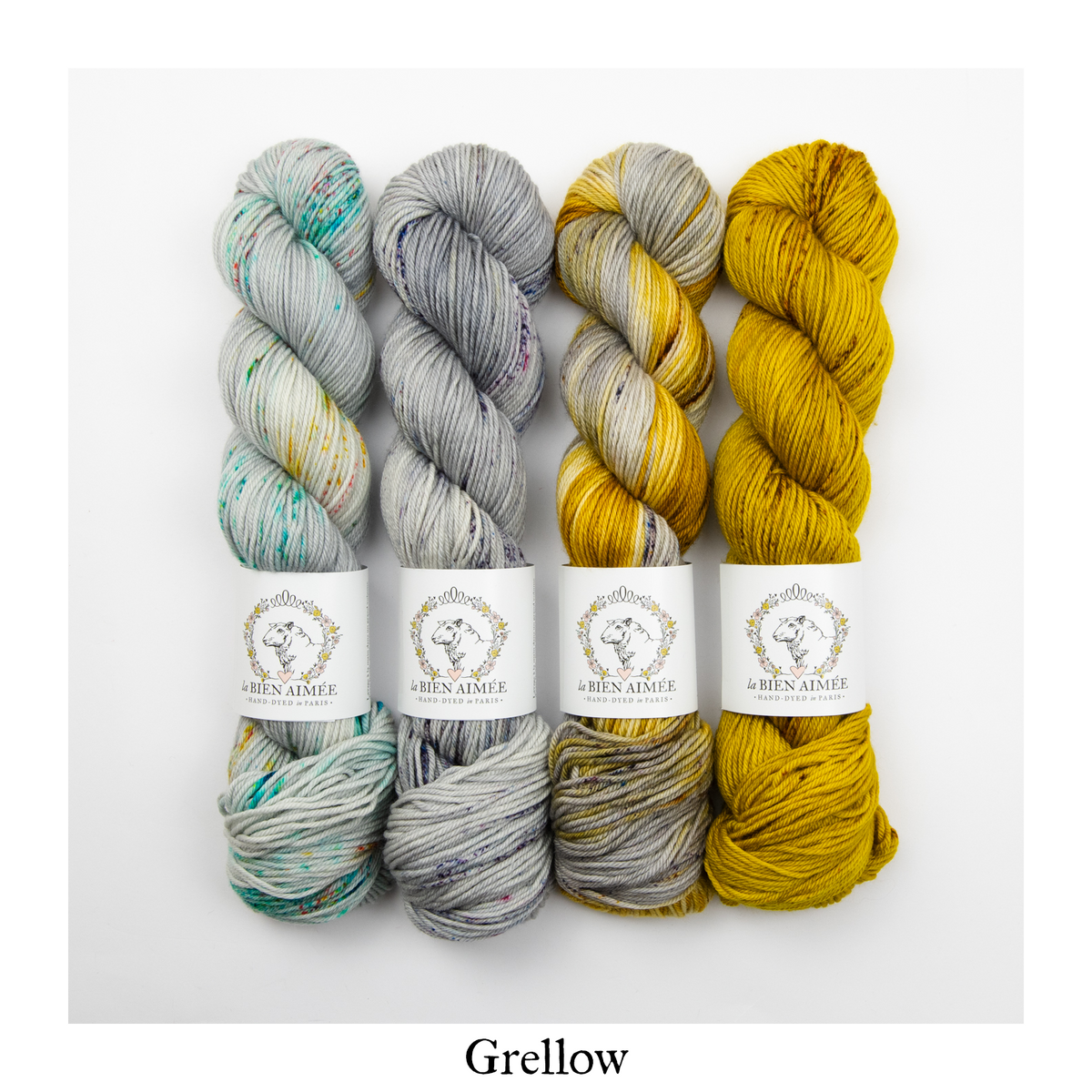 4 Skein Fade Bundle - Merino DK — The Grellow Fade