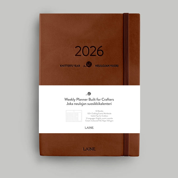 Knitter's Year 2026 Weekly Planner - LAINE