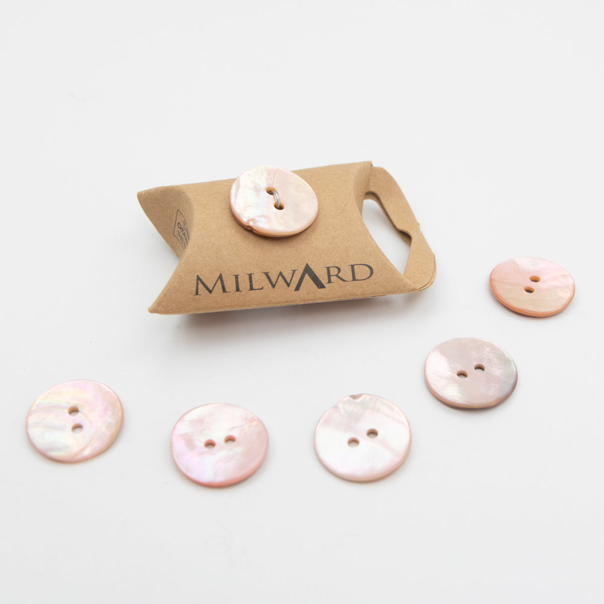 Milward Buttons — Mother of Pearl / Pink