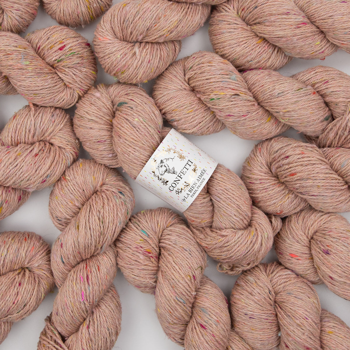 Confetti — Aimée's Peach Sweater