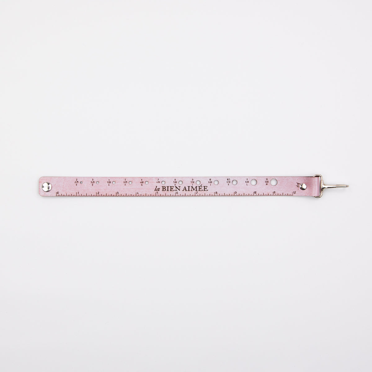 La Bien Aimée Ruler Wristlet — Anemone