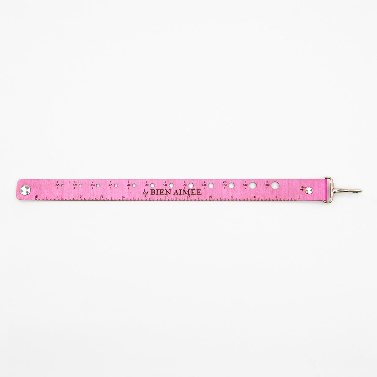 La Bien Aimée Ruler Wristlet — "AS IF"