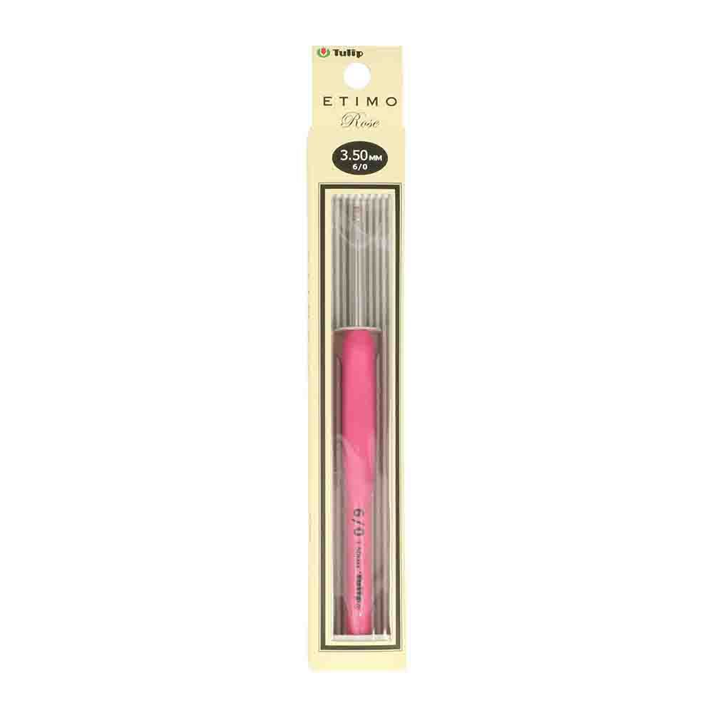 Tulip Etimo Soft Grip Crochet Hook — Rose / 3.50 mm/ US4