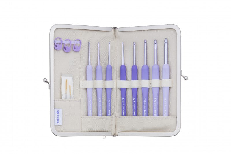 Tulip Etimo Etimo Murasaki crochet hook set softgrip — Complete Set