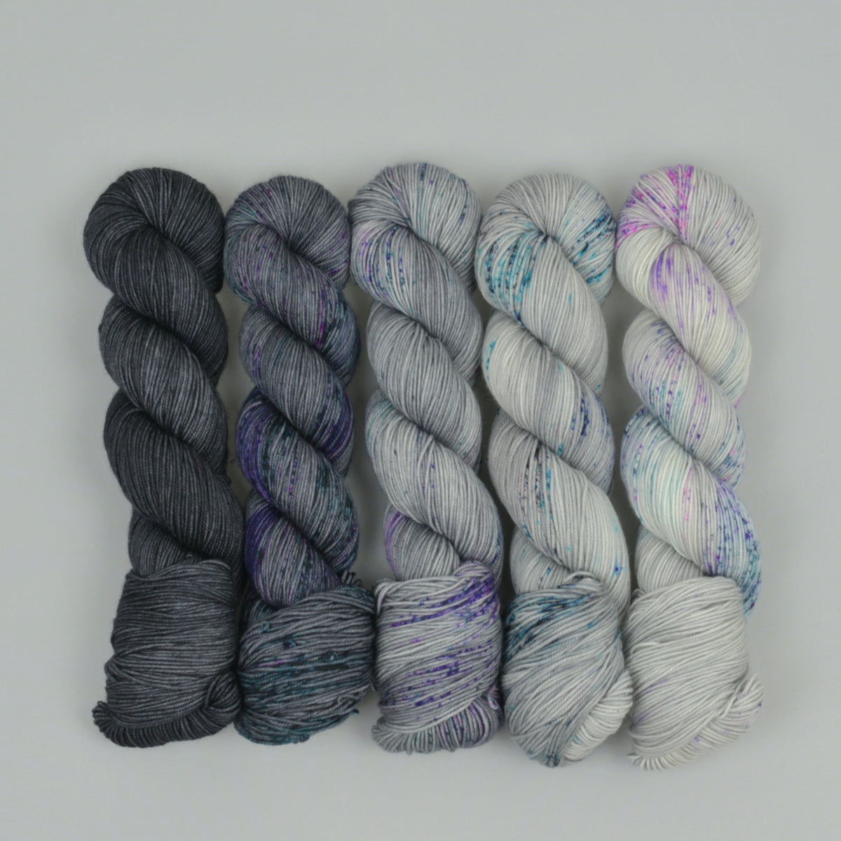 5 Skein Fade Bundle - Merino Sport — All the Greys