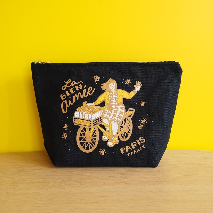 La Bien Aimée On the Go Pouch — Black