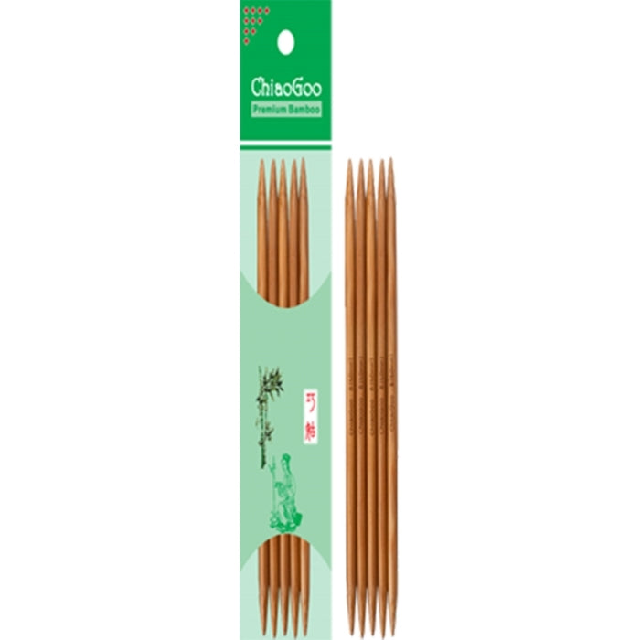 ChiaoGoo Bamboo Double Point Knitting Needles — 2.25mm/US 1