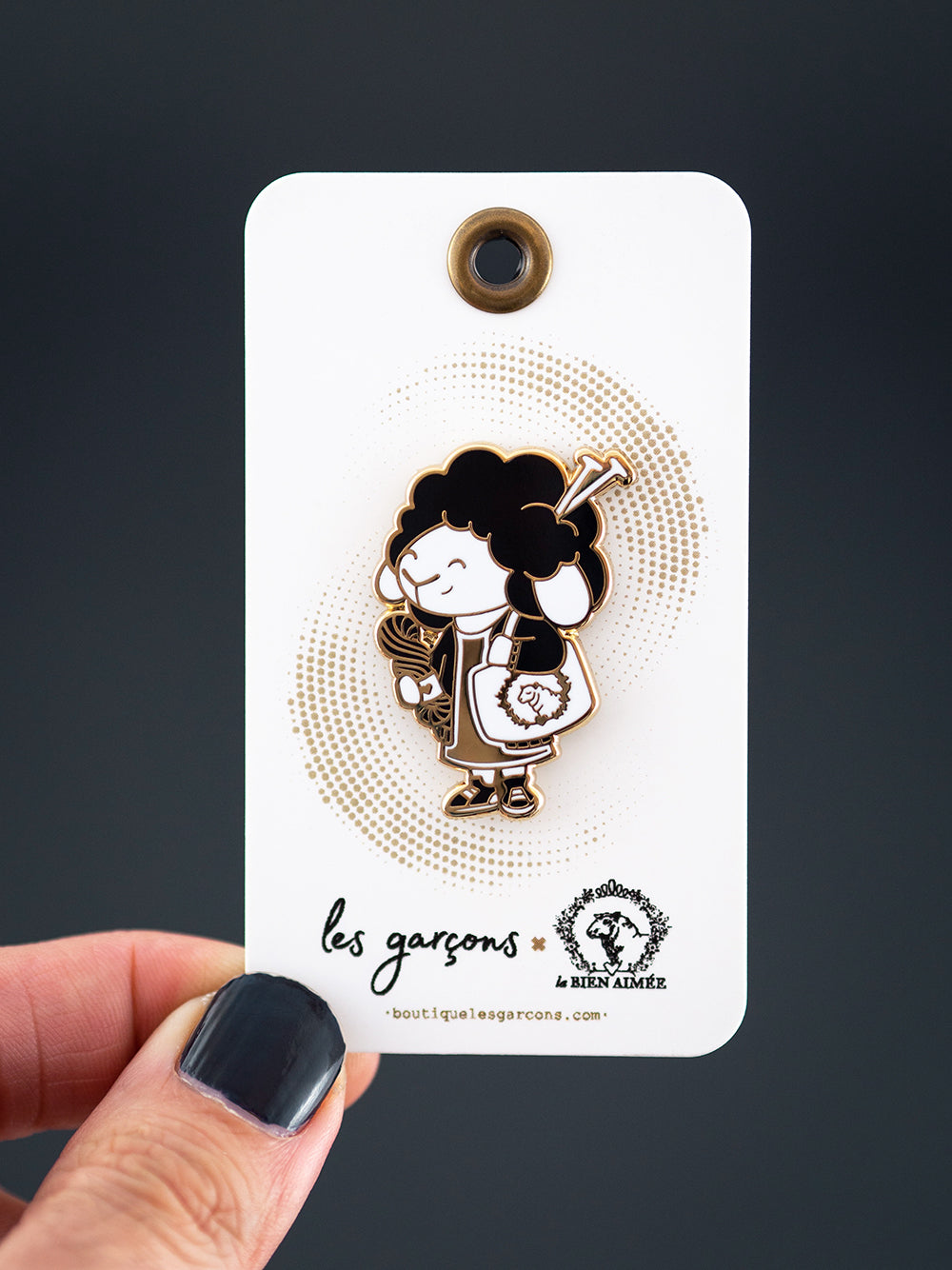 Les Garçons X La Bien Aimée — Enamel pin