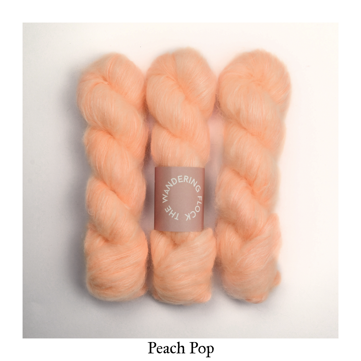 Mohair Silk — Peach Pop