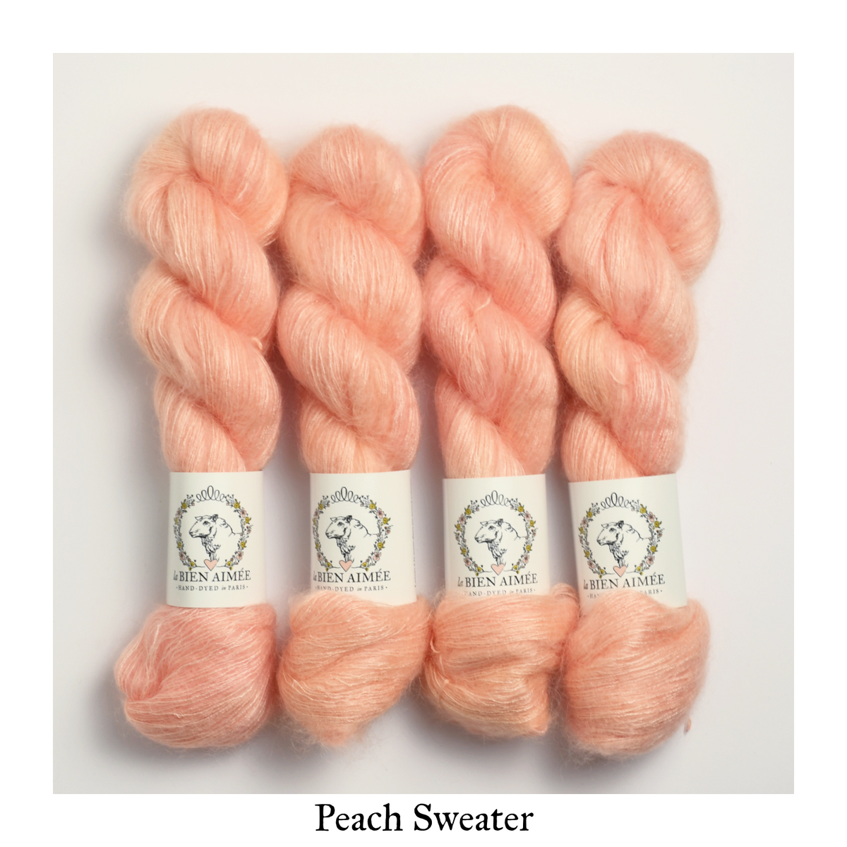 Mohair Silk — Peach Sweater