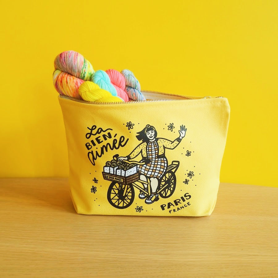 La Bien Aimée On the Go Pouch — Yellow